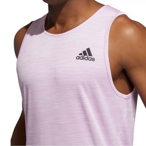 Adidas Men's Axis Tank Top Legend Lilac/white
